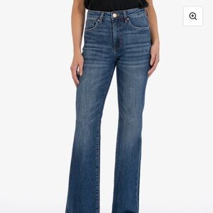 Ana High Rise Fab Ab Flare - 10 / Ennobled W/Dk Stone Base Wash